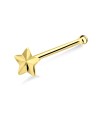 Star Silver Bone Nose Stud NSKD-770